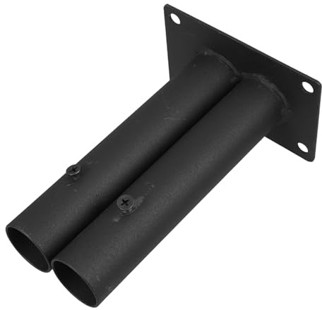 Beavorty Plastic Fence Stand Base for Small Garden Fence Support Dual-Tube Insert for Outdoor Patio Dog Barrier Anchors Set