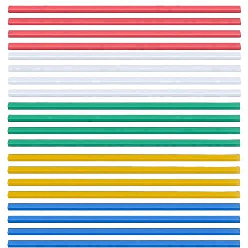 20pcs A4 Slide Binders Plastic Spine Bars, Solid 1CM 5 Assorted Colors (4 of Each) | Durable Paper Binder for Project Folders Presentation Folders | Office School Home Supplies