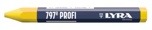 PROFI 797® - Gessetti per intonaco, giallo, 12 pezzi