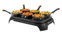 Tefal PY582813 Gourmet Party Crepiera Nero 1000 W