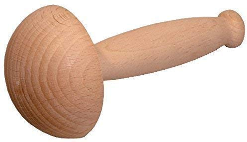Gravidus Stopfpilz Nähpilz aus Buchenholz, perfekt für Strümpfe und Socken, Stopfhilfe