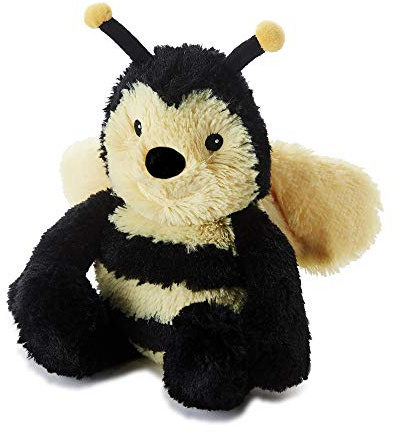 Warmies Plüsch-Hummel, mikrowellengeeignet, gewichteter Teddy mit französischem Lavendelduft, heiß oder kalt für kühle Entspannung und warme Linderung