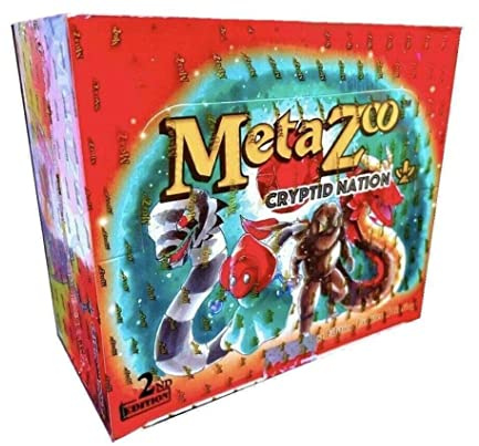 MetaZoo Cryptid Nation: Booster Display - 36 Packs (2nd Edition) Sammelkarten Spiel | ENGLISCH | Trading Card Game | + Arkero-G 100 Soft Card Sleeves