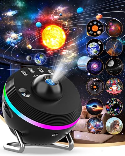 Galaxy Projector for Bedroom, 13 in 1 Home Planetarium Star Constellation Projector with Meteor Moon Milky Way, Space Ceiling Starry Sky Night Light Projector for Kid Adult Christmas Gift