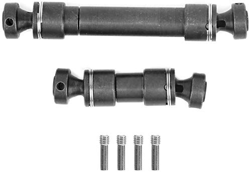 Drfeify 2 Uds Eje de Transmisión RC de Acero Ejes de Transmisión Central Principal 7250R para Coche Trepador de Control Remoto 1/16