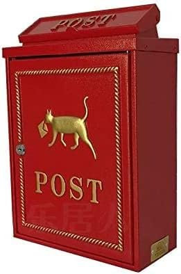 ZYJIX Cassetta Postale Residenziale per Gatti A Parete in Stile Europeo Cassetta Postale per Villa Scatole per Giornali