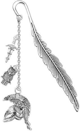 KUIYAI Lesezeichen der griechischen Göttin Athene für Buchliebhaber, Göttin der Weisheit, Mythologie, Geschenk, Eule der Athene, Geschenk (Athena bm UK)