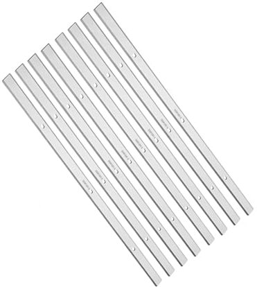 Planer Knives Blades 8Pcs 13 333x12x1.5mm HSS Planer Blade Knives Double Edge, Reversible Cutting Tool for DH330 DH316, Professional Woodworking
