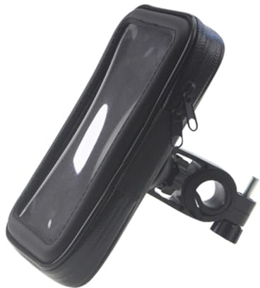 Toddmomy Fahrradtasche Smartphone Halterung Fahrrad aus Abs mit Einfachem Karten Zugang zum Radfahren und Fahrradfahren in Schwarz