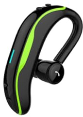 GARIOUANS Cuffie Wireless Sportive con Microfono Singolo Auricolari Leggeri Stereo Dinamico e Accoppiamento Rapido per Smartphone e Tablet Nero Verde