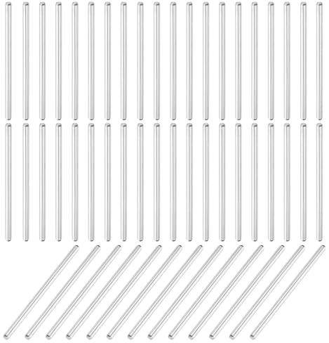QUARKZMAN 110 Stück 304 Edelstahl Zylinderstift 2mm Durchmesser, 40mm Lange Dübelstifte Metall Regalstifte für Kleiderschrank Kommode Schrank Bücherregal Industrie Haushalt Möbel Regale