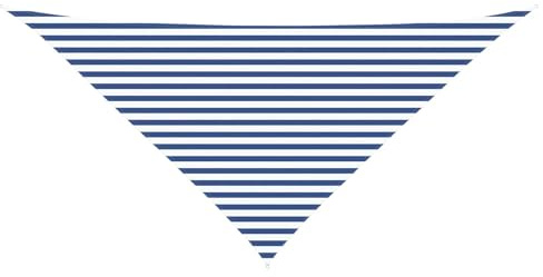 vidaXL Vela da ombra solare Blu e Bianco 4 x 4 x 5,8 m, Soluzione per vivere all'aperto, vela ombreggiante triangolare UV, moderno tendone per giardino, balcone, parco