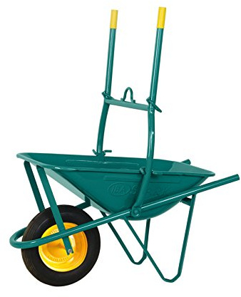 Carriola da tiro in telaio Tubolare con stanghe ribaltabili - Capacità 70 Litri