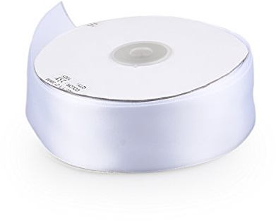 Schleifenband Taft Breite 40mm Weiss 50 Hochzeit Hochzeitsband (weiß)
