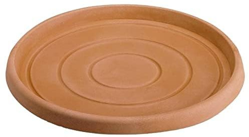 Decor Space Sottovaso per Vaso Tondo in Resina Decorazione per Fiori e Piante Made in Italy (Ø 41 per Vaso Ø 70 cm, Terracotta)