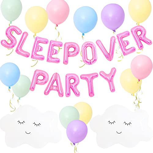 LaVenty Sleepover Party Geburtstag Dekoration Ballon Feier Party Dekoration