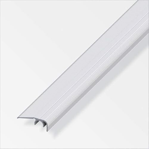 3 Stück Alfer Abschluss-Profil, 12,5 x 32 mm, 100 cm silber