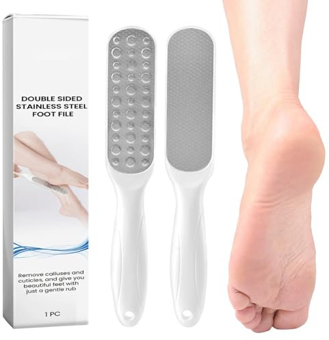 Lime à pied de pédicure professionnelle, râpe à pied pour enlever les callosités - Râpe à pied pour enlever les callosités des pieds | Épurateur de pieds dissolvant de peau morte Double face pour talo