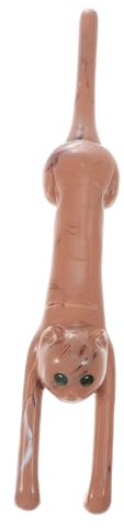 PACKOVE Rascador Espalda Forma de Gato, Herramienta de Masaje de Material Sintético, Mango Largo para Adultos y Padres Discapacitados, Cómodo y Seguro para Aliviar Picazón
