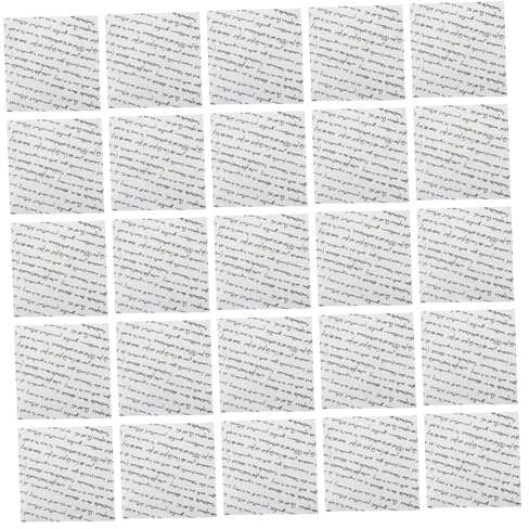 Healifty 50 feuilles Papier Alimentaire Graisse Papier Sulfurisé Rétro pour Sandwich Burger et Frites Pratique et Écologique