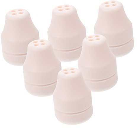 FUTUREORYY Tirador para Persianas Redondo 6 Piezas Plástico Blanco Perillas Cordón Persiana Accesorio para Ventanas Uso Doméstico Reemplazo Seguro