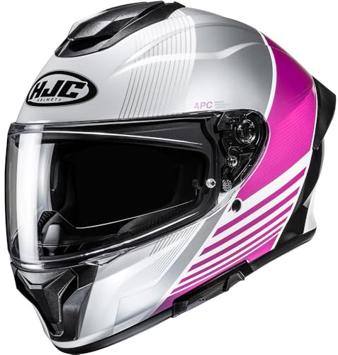 HJC, Integraler Motorradhelm C71 MORIX White Pink MC8, L
