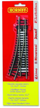 Hornby R8073 Right Hand Punto x 1 Blister PK