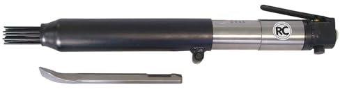 Rodcraft RC5610 Dérouilleur à Aiguilles et Marteau burineur à air comprimé, Outil 2 en 1 Optimal pour Les ateliers, Jeu d'aiguilles 19 x 3 mm et Burin Inclus