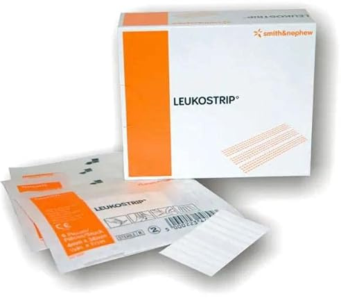 Leukostrip Haut Schließung Streifen, 3,8 x 0,4 cm
