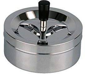 HA Aschenbecher chrom/chrom 14cm, 229 g