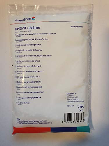 Covetrus Cvet UriGrit | 200 g | Perlenstreu für Urinproben bei Katzen | Zur Untersuchung des Gesundheitszustandes Ihrer Katze | Pipette und Probenröhrchen zum Aufsammeln enthalten