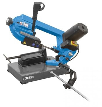 SEGATRICE A NASTRO PER METALLO DA BANCO TRASPORTABILE A DUE VELOCITÀ DI TAGLIO FERVI 0132