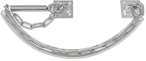 ZEROplus Türschutzkette, Federrückstoß, verzinkter Baustahl (strapazierfähig)