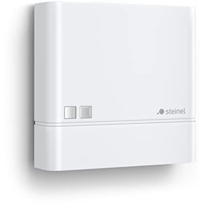 STEINEL Détecteur crépusculaire NightmatIQ blanc, interrupteur crépusculaire extérieur, IP54, 230 V, max. 1000 W