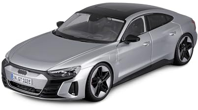 Bburago Audi RS e-tron GTA - Modellauto 1:18 Die-Cast Originalgetreues Sammlerauto Spielzeugauto mit beweglichen Türen, Motorhaube und Kofferraum, ab 3 Jahren (18-11050S)