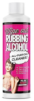 Wipeout - Rubbing Alcohol Isopropanol All-Purpose Isopropyl 99.9% Pure IPA Cleaner and Degreaser 250ml