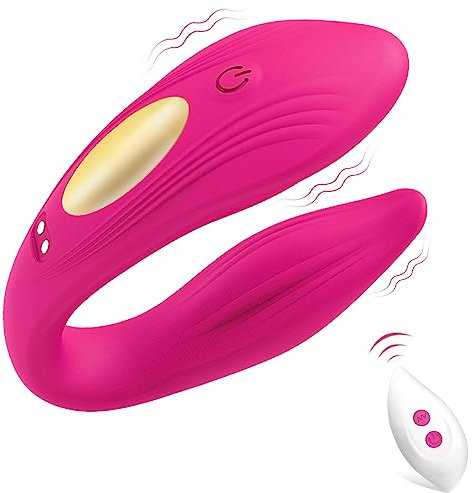 LYAMais Abgelegen G-Punkt-Vibratoren,Paar-Vibratoren mit Ultradünne und Komfortable Klitoris-Frauenvibrator mit 10 Intensiven Vibrationen,Wasserdichtes Sex Spielzeug für Die Frau und Paare（Rosa）