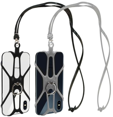 DKDDSSS Cordino per Cellulare Universale, Cordino per Telefono Cellulare a Tracolla, Catena Telefono per Tracolla o Collo, Rimovibile Laccio per Cellulare, Compatibile con 4-6.5 pollici Smartphones