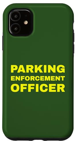 Parkplatzbeauftragter Uniform PEO Verkehrswächter zurück Hülle für iPhone 11