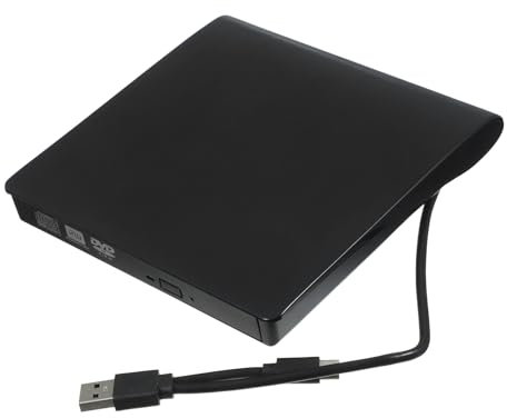 HOMOCONO Type-c External Cd Dvd Drive External Optical Drive Cd Burner Easy to Use