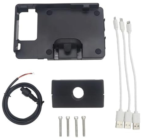 OUVECR GPS Halterung Motorrad Für CRF1000L Für Afrika Für Twin CRF1000L 2016 12mm 16mm 22mm Handy Motorrad Navigation Halterung USB Lade Halter Handyhalterung Motorrad(12mm Cut Connect)