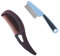 2 pezzi Fine Tooth Dandruff Comb, pettine per forfora, spazzola per capelli a denti cavi, pettine in acciaio inox, pettine per squame in acciaio inox, facile da pulire, per massaggio del cuoio