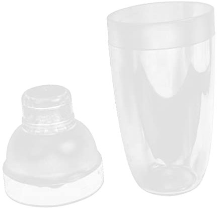 ULTECHNOVO Shaker Per Cocktail in Plastica Anti-perdita Resistent Calore Freddo Bicchiere Per Mescolare Bevande Mixer Per Tè Al Latte