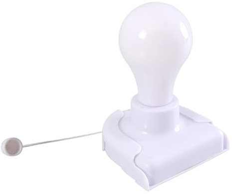 Tioheam Lámpara con Cadena de Encendido - Bombilla Con Tirador Integrado,Iluminación Decorativa De Pared Para Salón Sótano Garaje Dormitorio Cocina Talleres Comerciales Y Exteriores