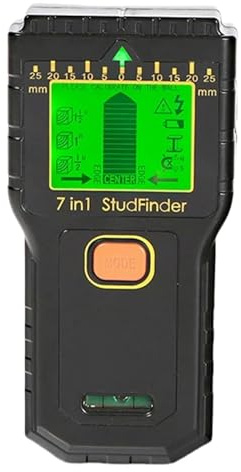 Rilevatore Tubi, Rilevatore di perni di filo 7 in 1, scanner di cavi multiuso for il rilevamento di cavi elettrici sotto tensione in metallo