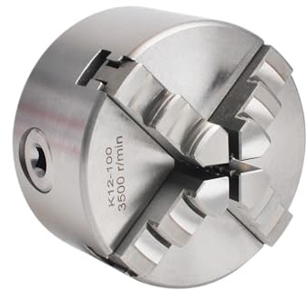 Drehfutter, 100 mm, 4 Zoll, selbstzentrierend, 4-Backen-Drehfutter K12-100, gehärtetes Montagewerkzeug
