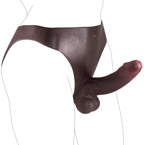 Strap On Dildo, Fallo Strapon For Prodotti Del Sesso For Donne Lesbiche, Fallo Strapon Sulla Pelle Mutandine Realistiche Con Dildo Pantaloni Con Testicoli Realistici Intimo Pene Realistico Indossabile