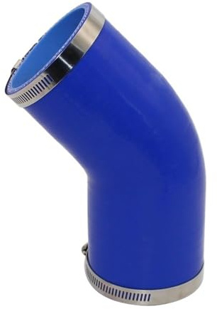Conector universal de silicona para manguera 45 grados, acoplador para tubo admisión turbo e intercooler coche, azul, varios tamaños Manguito Turbo(35MM)
