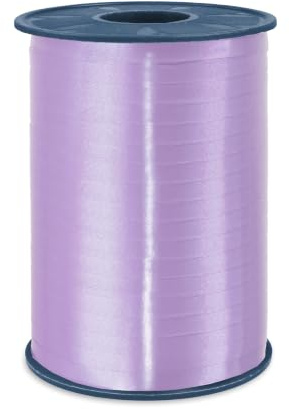 PRÄSENT C.E. PATTBERG Geschenkband Flieder, 500 Meter Ringelband 5 mm zum Basteln, Dekorieren & Verpacken von Geschenken zu jedem Anlass