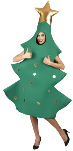 DEGUISE TOI Disfraz árbol de Navidad 3D adulto